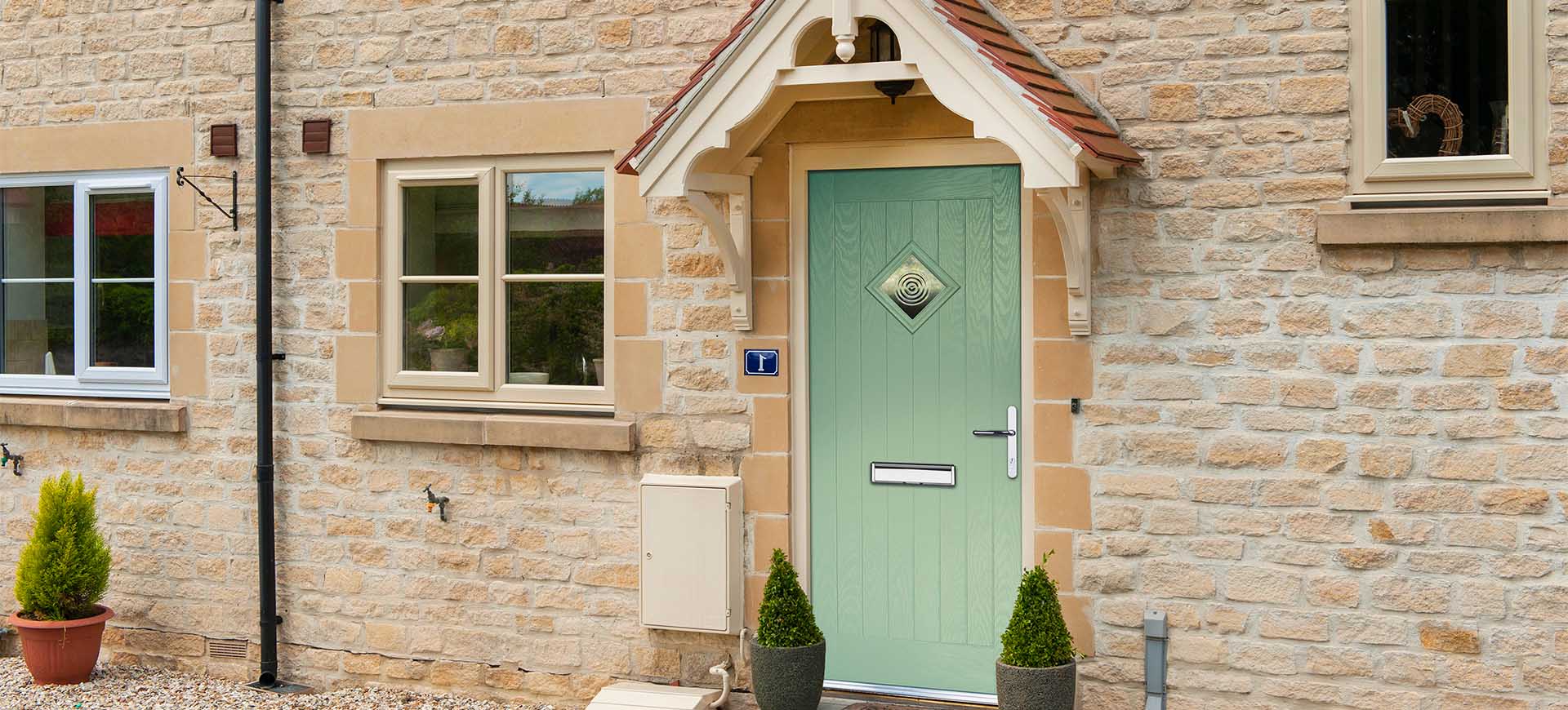 Green Composite Door